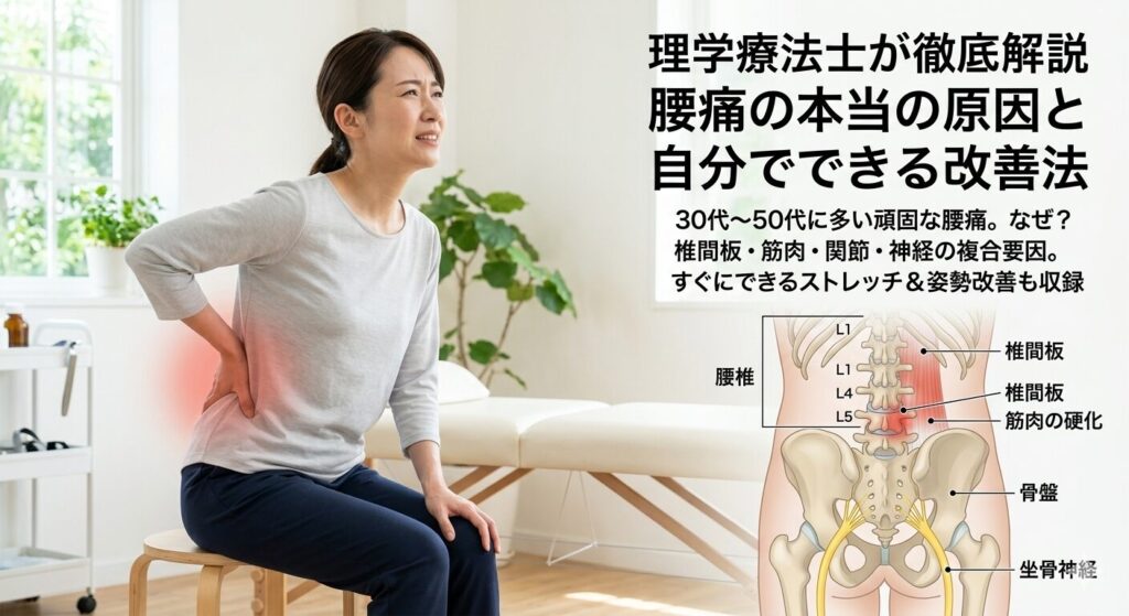 腰痛の本当の原因とは?理学療法士がわかりやすく解説|鹿児島の整体院