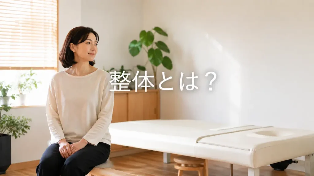 整体とは？整体院で行う施術や考え方をイメージした院内風景
